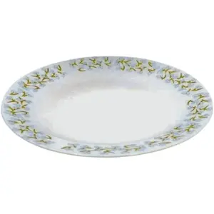 Assiette Plate en Porcelaine Blanche 27cm