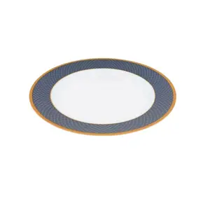 Assiette Plate en Porcelaine Blanche Sovrana 27,5cm