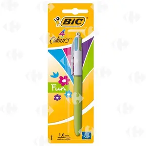 Stylo 4 Couleurs Fashion Blister BIC