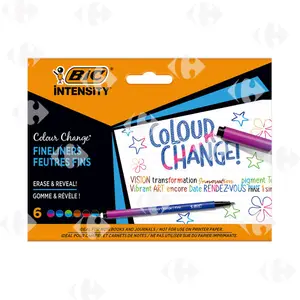 Boîte Changeante de Crayons de Couleur WFP 6 Couleurs Assorties Pack Promo