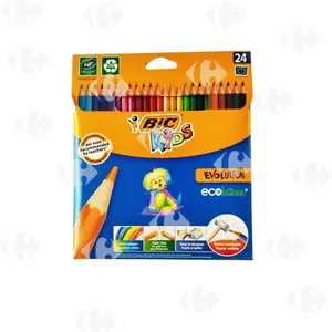 Crayon de Couleur Evolution Bic 24 unités