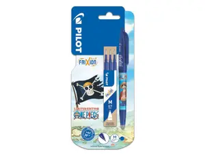 Roller Pilot Frimion 0.7 Mm Une pièce Bleu + 3 pièces détachées