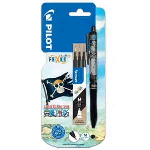 Blister SI4 Frixion Clicker Plus 0,7mm Noir Set De 3 Recharges 1 Pièce