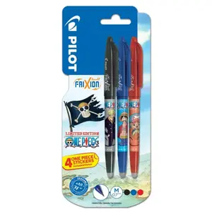Blister SI4 Frixion Ball 0,7mm Set De 3 Noir + Stickers 1 Pièce