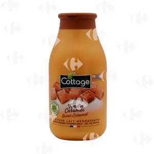 Douche lait hydratante tendre caramel 250ml - COTTAGE