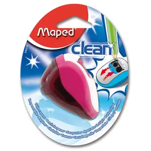 Maped Nettoyez l'affûtage du crayon Double trou différentes couleurs [58944]