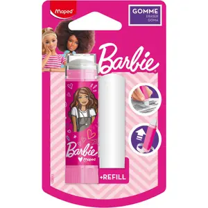 Maped, gomme stick avec recharge "design Barbie"