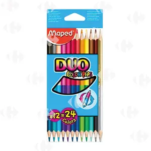 Crayons de couleurs Color Peps Duo Maped 12 unités