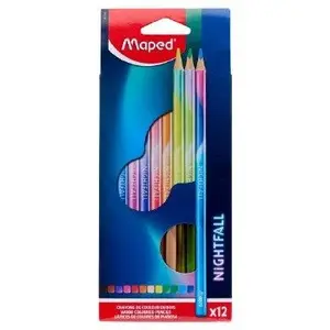 Crayons Couleur Nightfall Maped 12 Unités