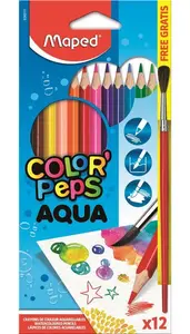 Crayons Aqua Color Peps Aqua Color - 12 unités