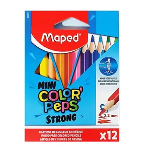 Maped Crayons color'peps Strong de 12 réf