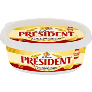 Beurre doux en barquette 250g - PRÉSIDENT