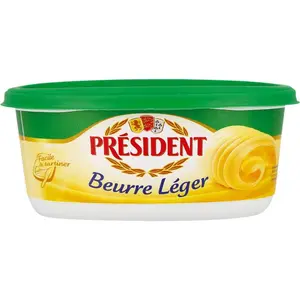 Beurre léger demi sel 250g - PRESIDENT
