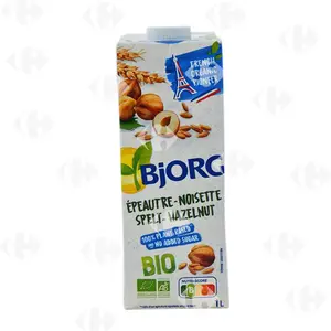 Boisson végétale épeautre noisette bio sans sucres ajoutés 1L - BJORG