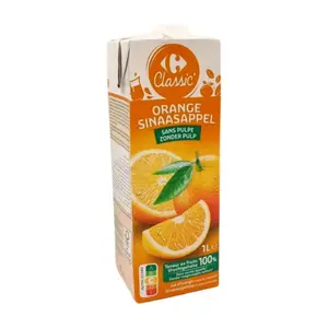 Jus Orange Carrefour 1L.