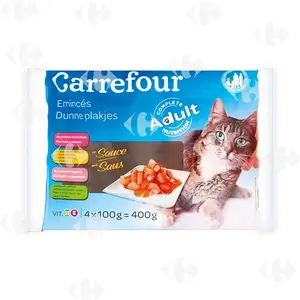 Carrefour Campanino Vitalive En Sauce Pour Chat 4 X 1Oog