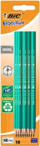 Crayon HB Écolution Évolution 650 HB Bic 10 unités