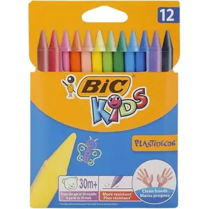 Crayons Plastidecor BIC 12 unités
