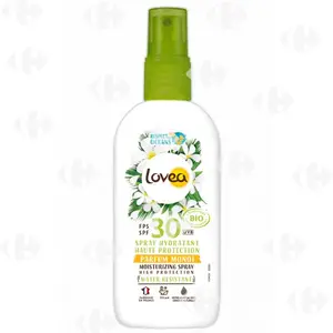 Spray Hydratant Haute Protection SPF 30 Lovea Bio 100ml