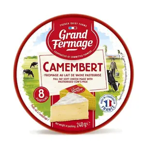 Fromage camembert 8 portions 240g - GRAND FERMAGE