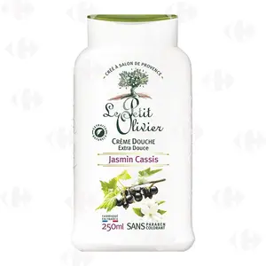 Crème Douche Extra Douce & Hydratante Jasmin Cassis 250ml - LE PETIT OLIVIER