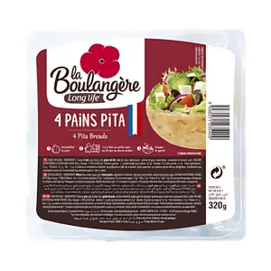 Pain Pita La Boulangère 320g 4 unités