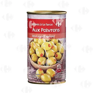 Conserve d'Olives Farcies aux Poivrons Carrefour 150g