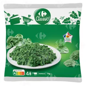 Épinards Hachés Carrefour 1kg