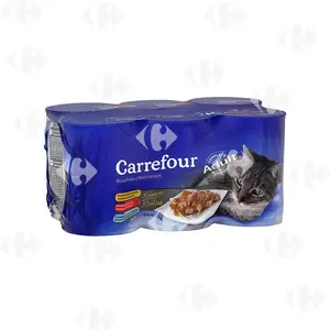 Patée en Bouchées en Sauce pour Chats Adulte Carrefour 6x400g