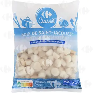 Noix De Saint-jacques Sans Corail Crf 500g