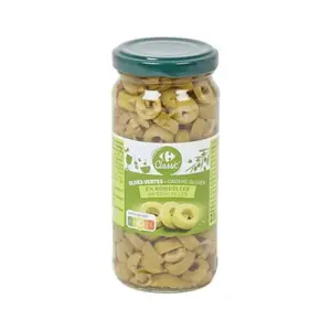 Olives Vertes en Rondelles Carrefour 230g