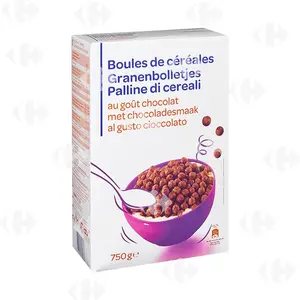 Céréales Chocolat Carrefour Blanc 750g