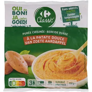 Purée de Patates Douces Carrefour Classic 750g