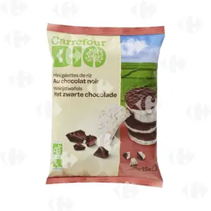 Galettes de Riz au Chocolat Noir Carrefour Bio 60g