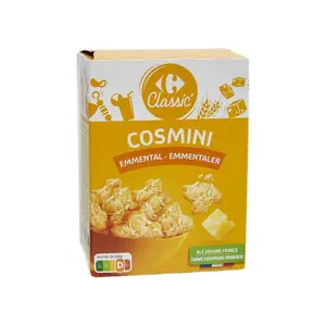 Carrefour Biscuits Apéritif Crackers Emmental - 105g /531092