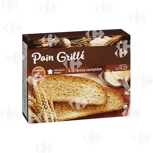 Pains Grillés à la Farine Complète Carrefour 500g