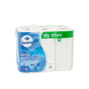 Essuie-Tout Ultra Absorbant Carrefour X6 Rouleaux