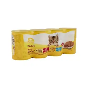Carrefour Companino Vitalive Nourriture pour Chat Terrine 16Kg (4 X 400G)
