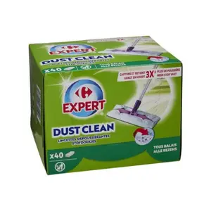 Lingettes Dépoussiérantes Carrefour Expert 40 unités