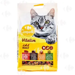 Croquettes au Bœuf, Foie et aux Légumes pour Chats Adultes Carrefour 4kg