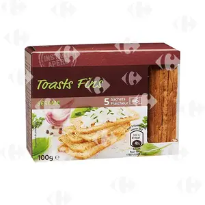Toasts Fins Sésame Carrefour 100g