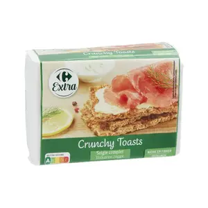 Carrefour Tartine Croustillante Seigle Complet - 250g /644108