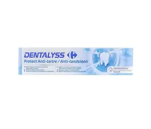 Dentifrice Dentalyss Anti-tartre Carrefour 75Ml