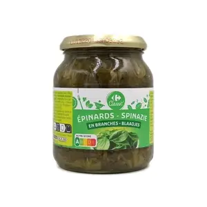 Épinards en Branches Carrefour 330g