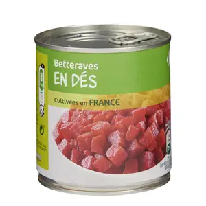 Betteraves en Dés Carrefour 265g