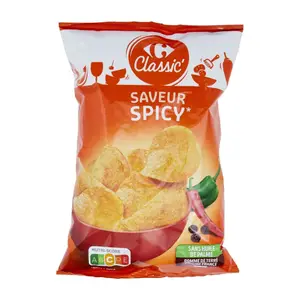 Carrefour Chips Saveur Spicy Classic - 135g /710154