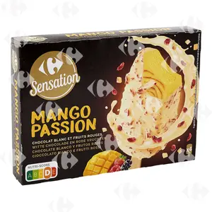 Bâtonnet Glaces Mangue Passion Carrefour 4x204g