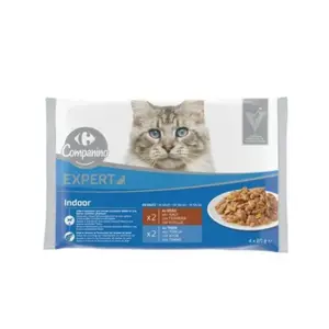 Pâtée pour Chat Carrefour Companino 4X85g