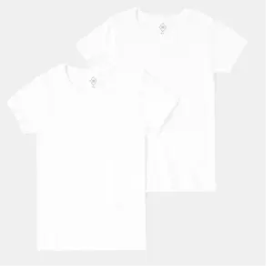 T-shirt Graçon Blanc avec Manches Courtes Tex 2 pièces