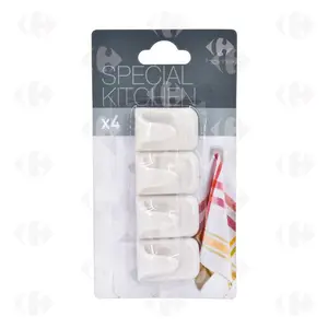 Crochets Blancs Carrefour X4